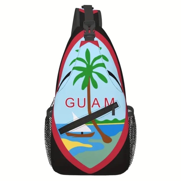 Guam Seal Shoulder Bag | Island Pride Crossbody - Picture 1 of 3